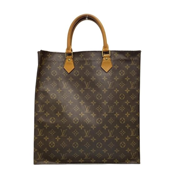 Auth LOUIS VUITTON Sac Plat M51140 Monogram - MI0020 Handbag Monogram Canvas - Picture 1 of 14